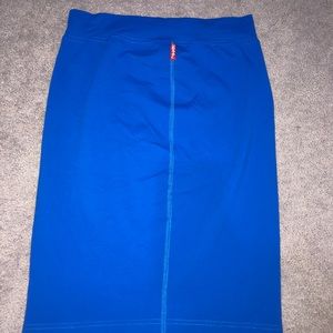 ❌SOLD❌ Hard tail royal blue pencil skirt